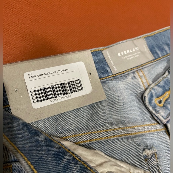NWT Everlane The Original Cheeky® Jean Fog size 26 inseam 26.5 - Picture 6 of 7